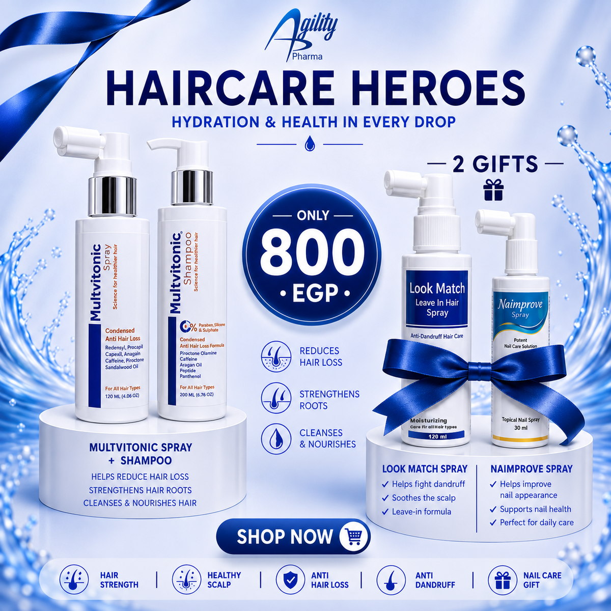 Complete Hair & Nail Care Bundle