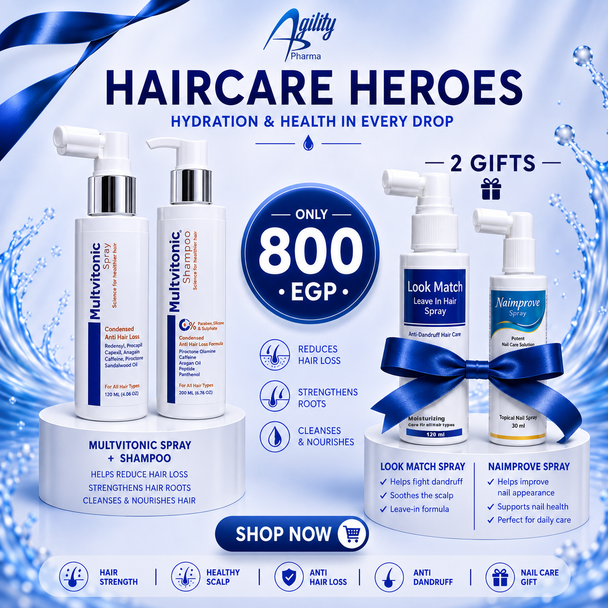 Complete Hair & Nail Care Bundle