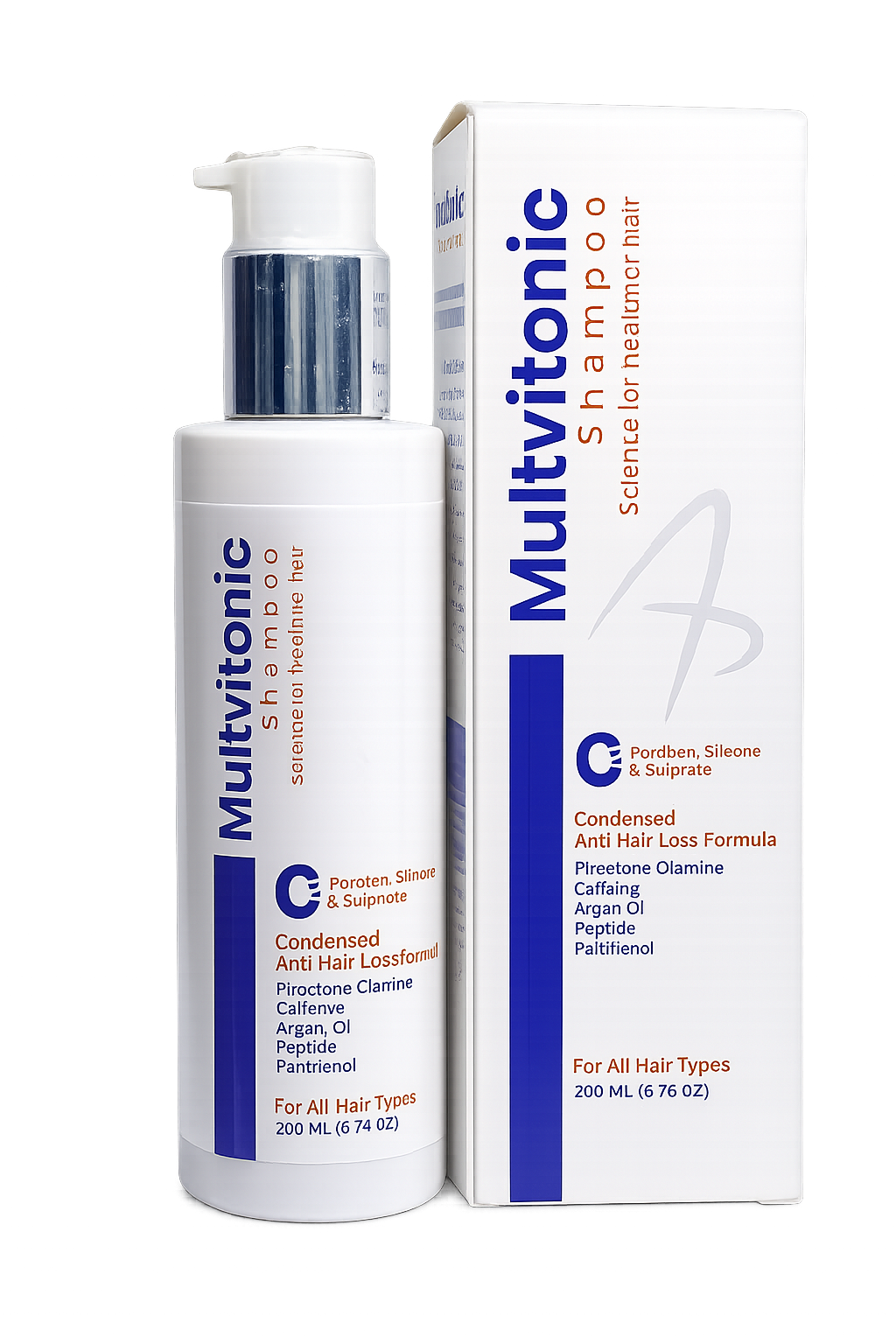 Multvitonic Shampoo Anti Hair Loss Formula 200 ML