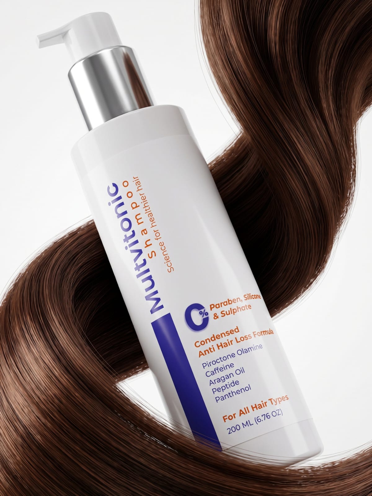 Multvitonic Shampoo Anti Hair Loss Formula 200 ML